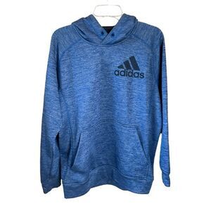 ADIDAS Men's Sweatshirt Size M Blue Hoodie